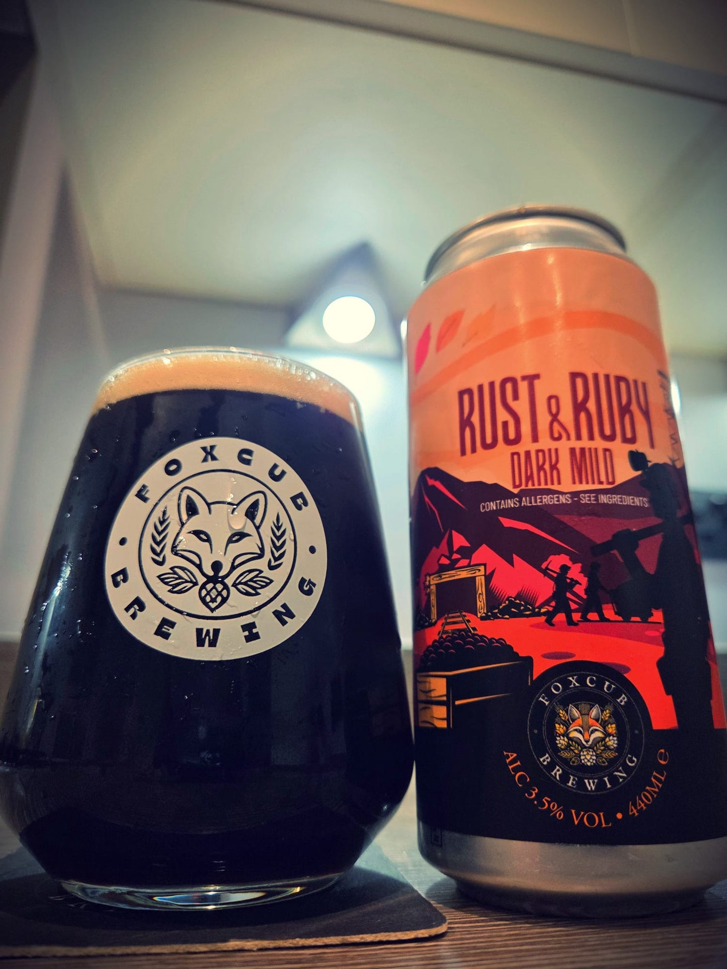 Mixed Gift Box | 4x 440ml Cans + Branded Glass